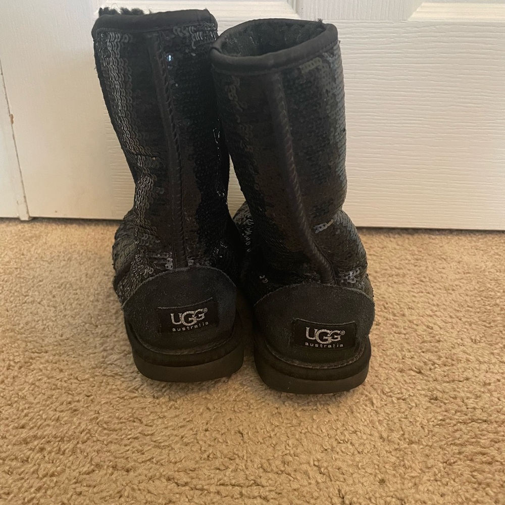Black Sequin Uggs - image 2